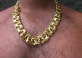 Demon 22mm Folheado a Ouro 18k