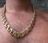 Highup 16mm Folheado a Ouro 18k